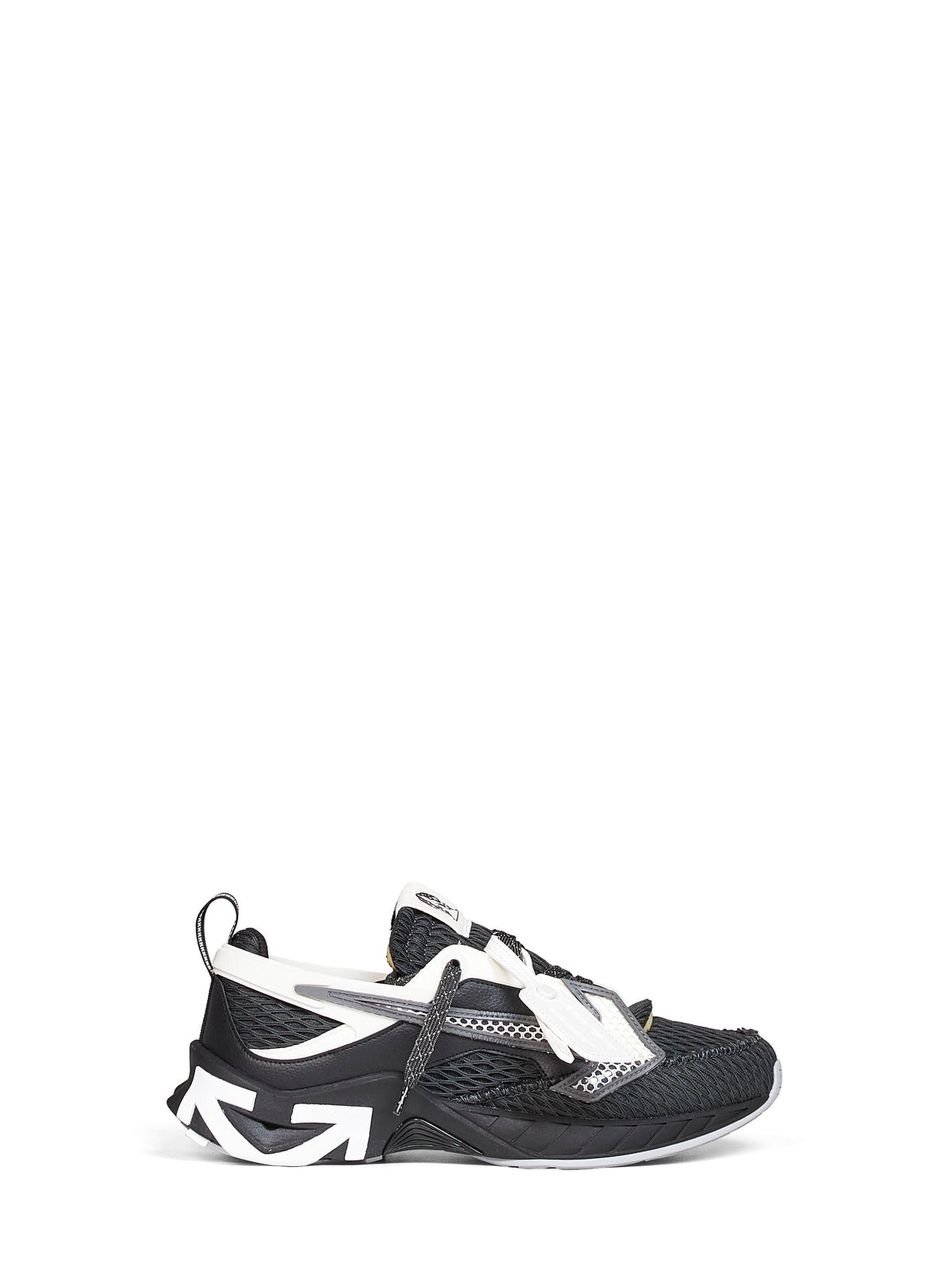 Off White Men Black And White Space Memo Sneakers OFF-WHITE