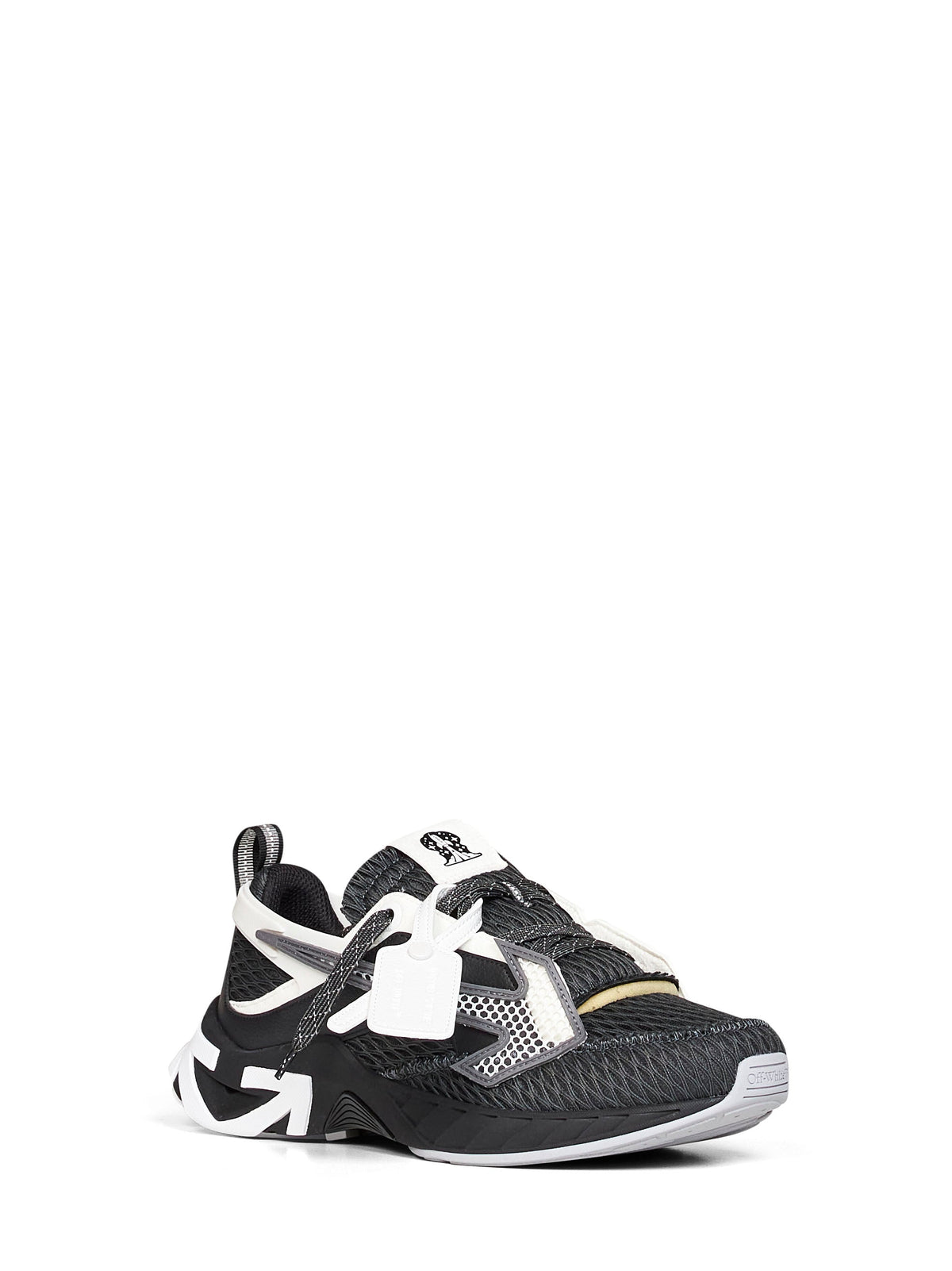 Off White Men Black And White Space Memo Sneakers OFF-WHITE