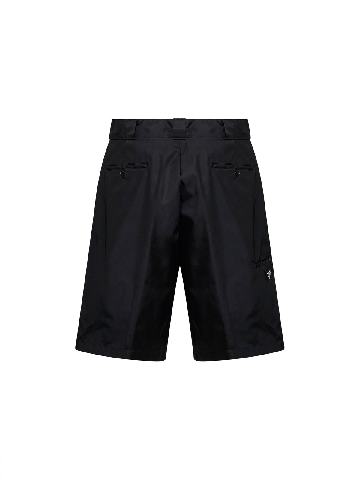 Prada Abbigliamento Men Black Re-Nylon Bermuda Shorts PRADA