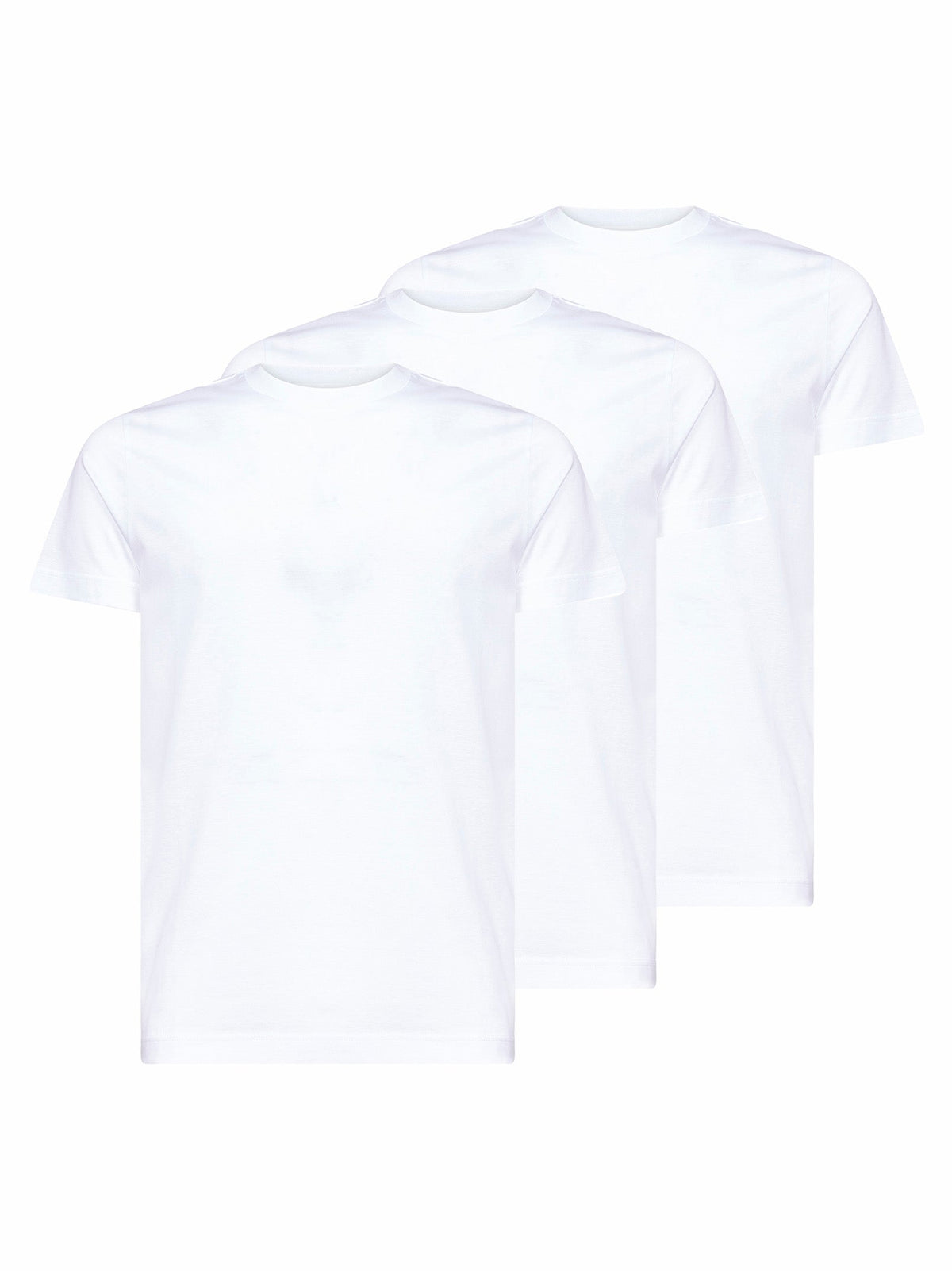 Prada Abbigliamento Men White Cotton Jersey 3-Pack T-Shirt PRADA