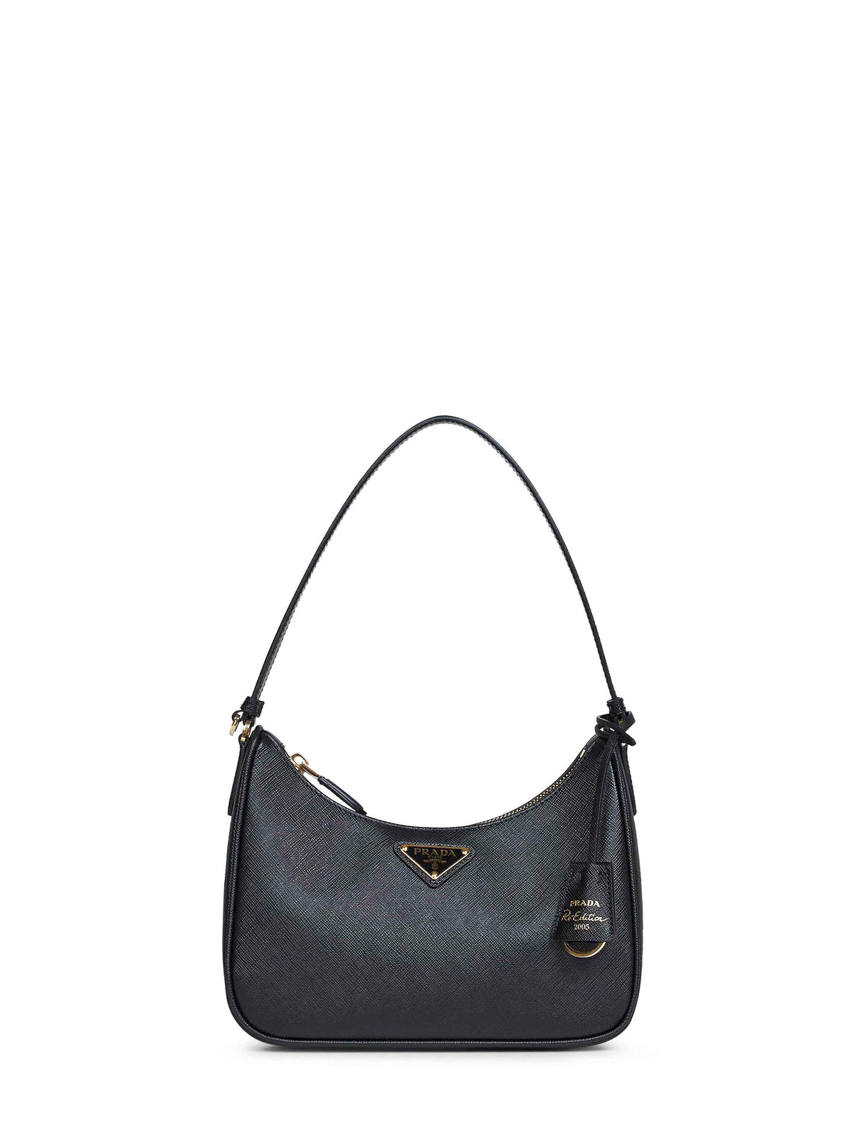 Prada Accessori Pelletteria Women Black Prada Re-Edition 2005 Mini Shoulder Bag PRADA