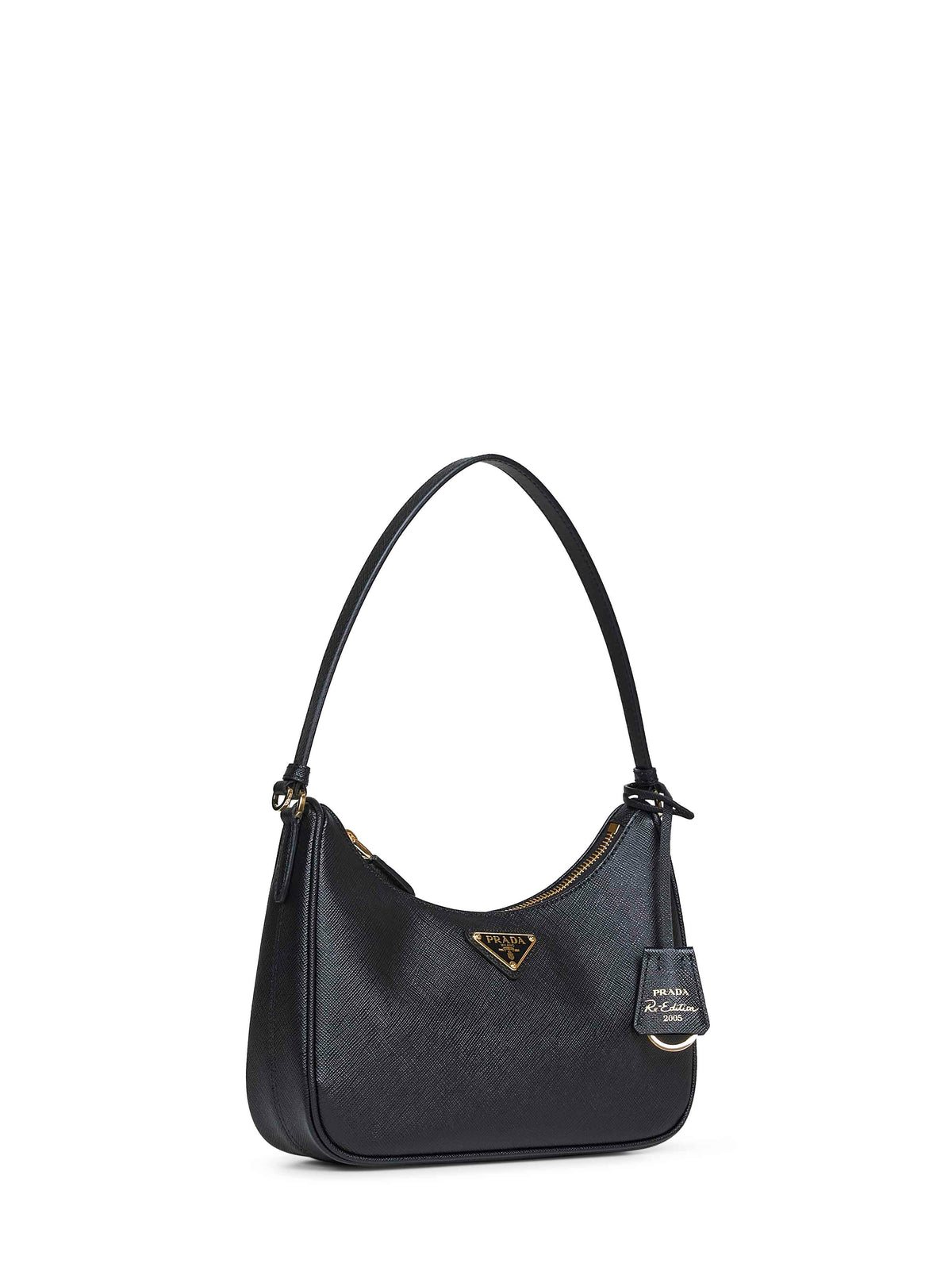Prada Accessori Pelletteria Women Black Prada Re-Edition 2005 Mini Shoulder Bag PRADA