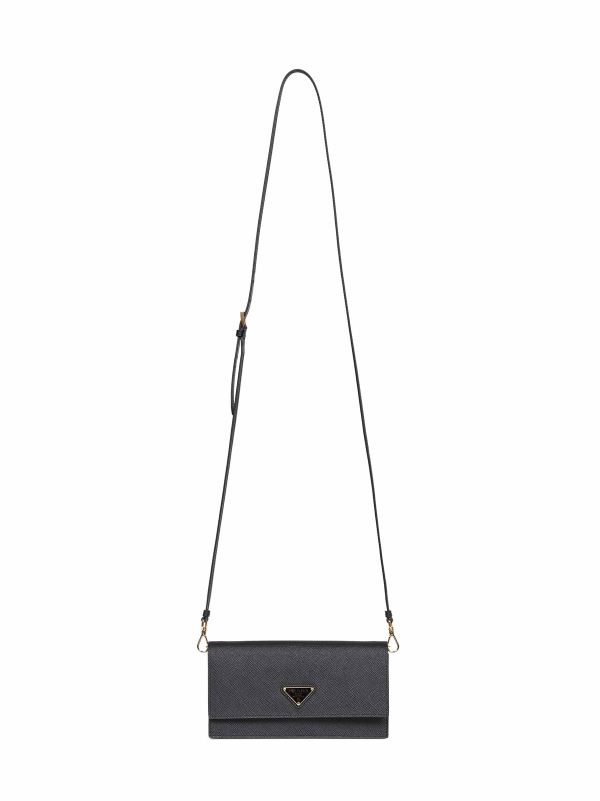 Prada Accessori Pelletteria Women Black Mini Bag With Shoulder Strap PRADA