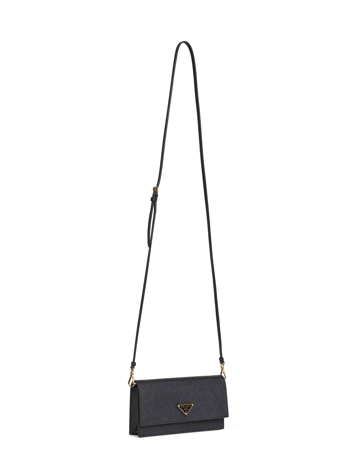 Prada Accessori Pelletteria Women Black Mini Bag With Shoulder Strap PRADA