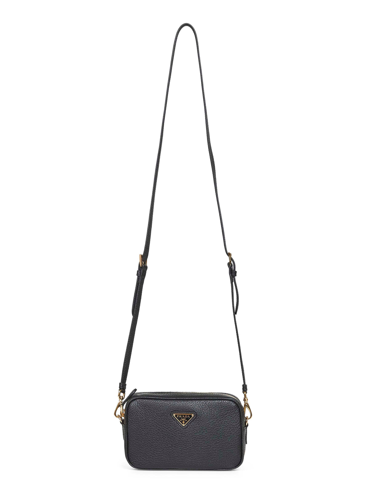 Prada Accessori Pelletteria Women Black Mini Crossbody Bag PRADA