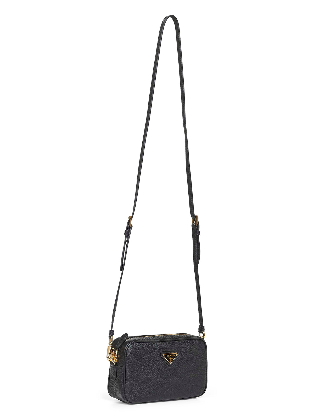 Prada Accessori Pelletteria Women Black Mini Crossbody Bag PRADA