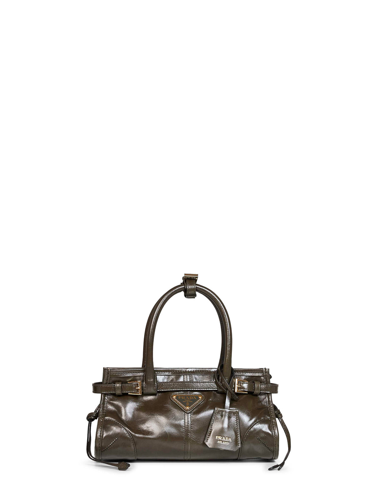 Prada Borse Women Forest Green Prada Bonnie Mini Handbag<Br/> PRADA