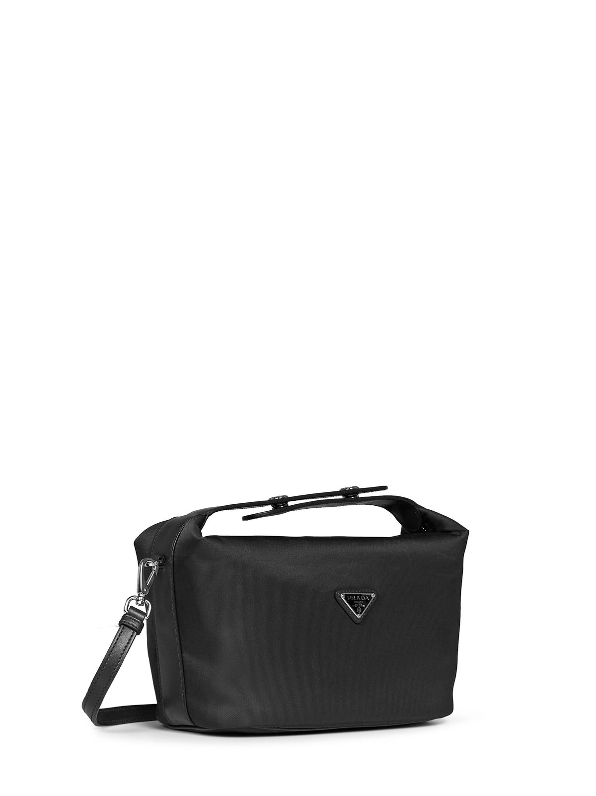 Prada Borse Women Black Prada Chérie Mini Handbag With Shoulder Strap PRADA