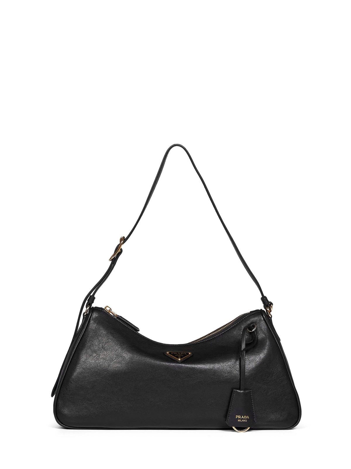 Prada Borse Women Black Prada Aimée Large Shoulder Bag PRADA