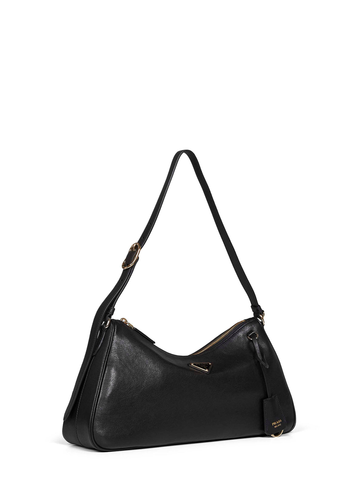 Prada Borse Women Black Prada Aimée Large Shoulder Bag PRADA