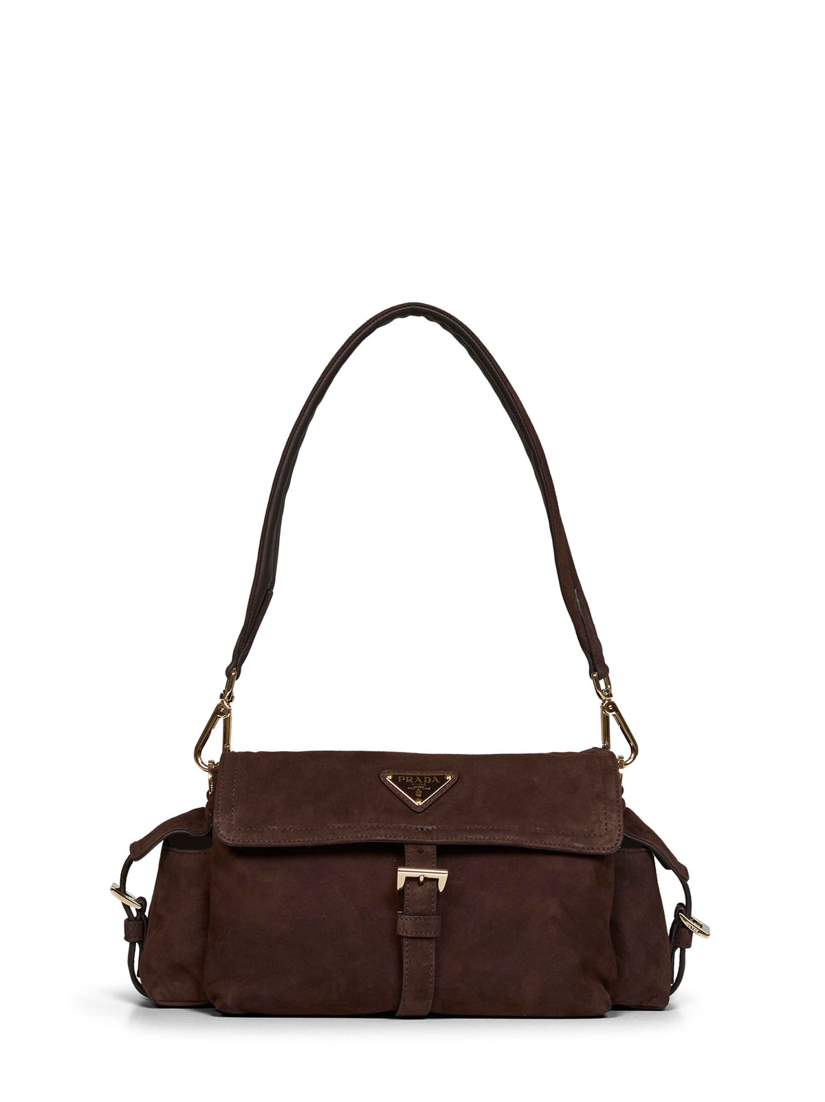 Prada Borse Women Dark Brown Prada Explore Medium Shoulder Bag<Br/> PRADA