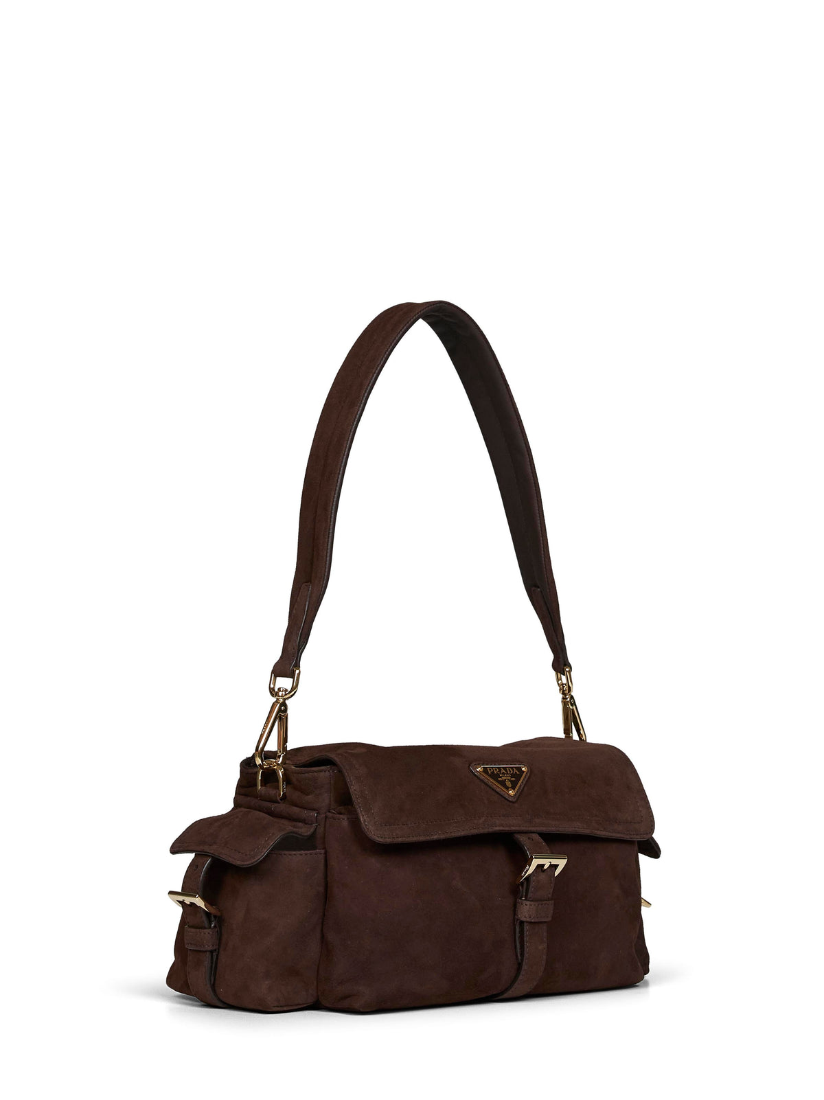 Prada Borse Women Dark Brown Prada Explore Medium Shoulder Bag<Br/> PRADA