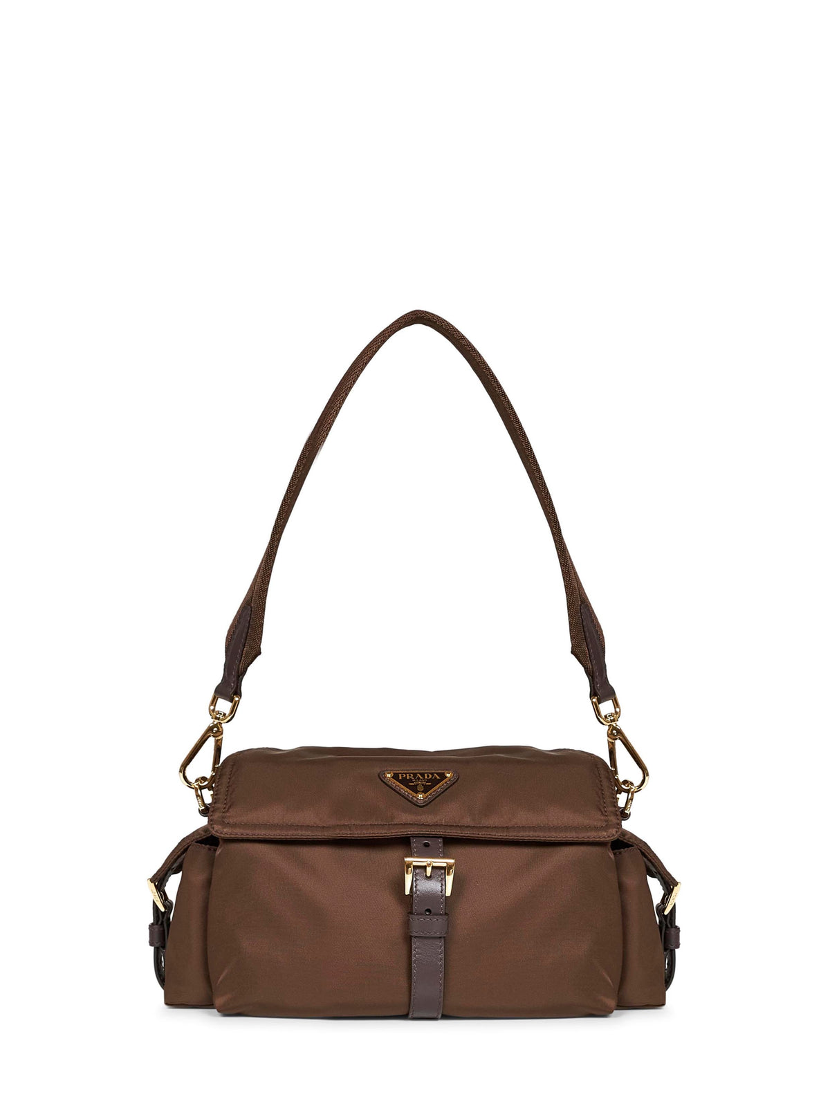 Prada Borse Women Burnt Prada Explore Medium Shoulder Bag<Br/> PRADA