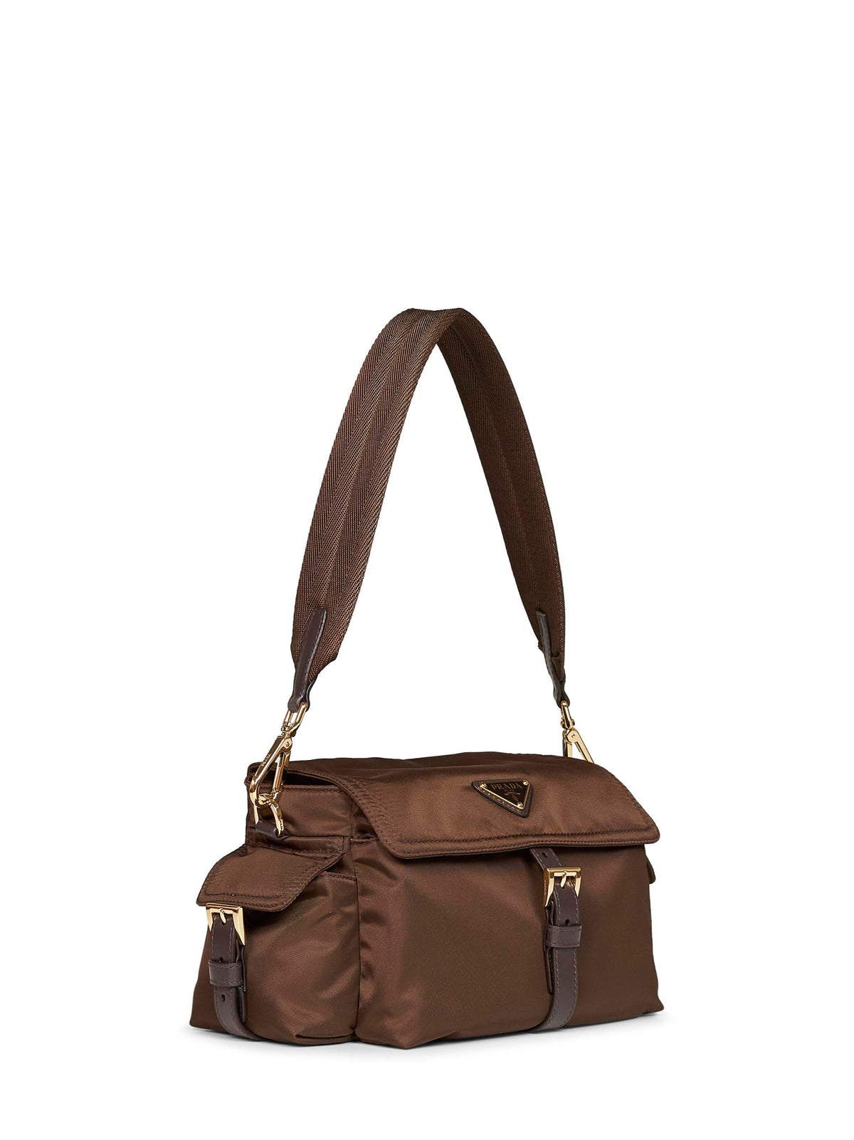 Prada Borse Women Burnt Prada Explore Medium Shoulder Bag<Br/> PRADA