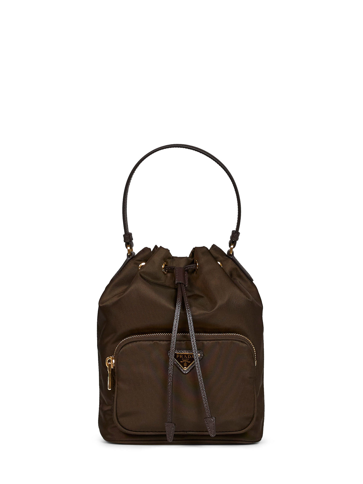 Prada Borse Women Burnt Prada Duet Bucket Bag PRADA
