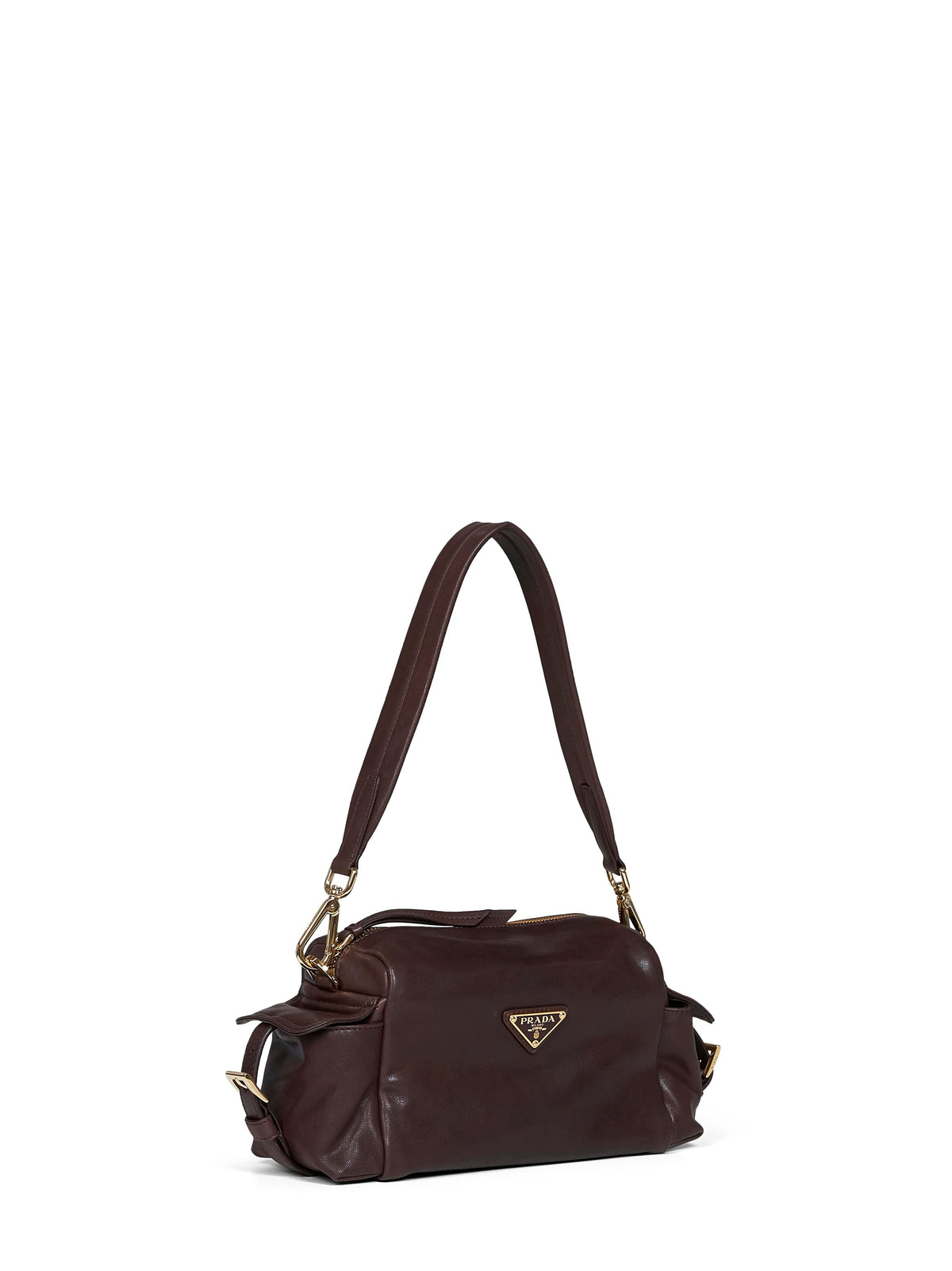 Prada Borse Women Burnt Prada Explore Shoulder Bag PRADA