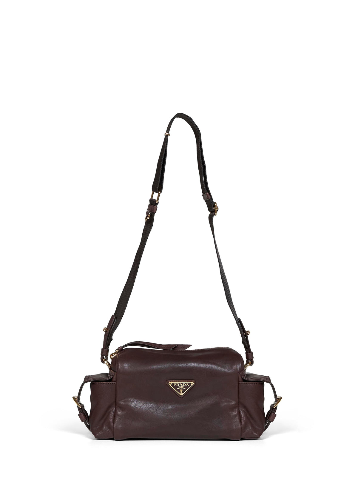 Prada Borse Women Burnt Prada Explore Shoulder Bag PRADA