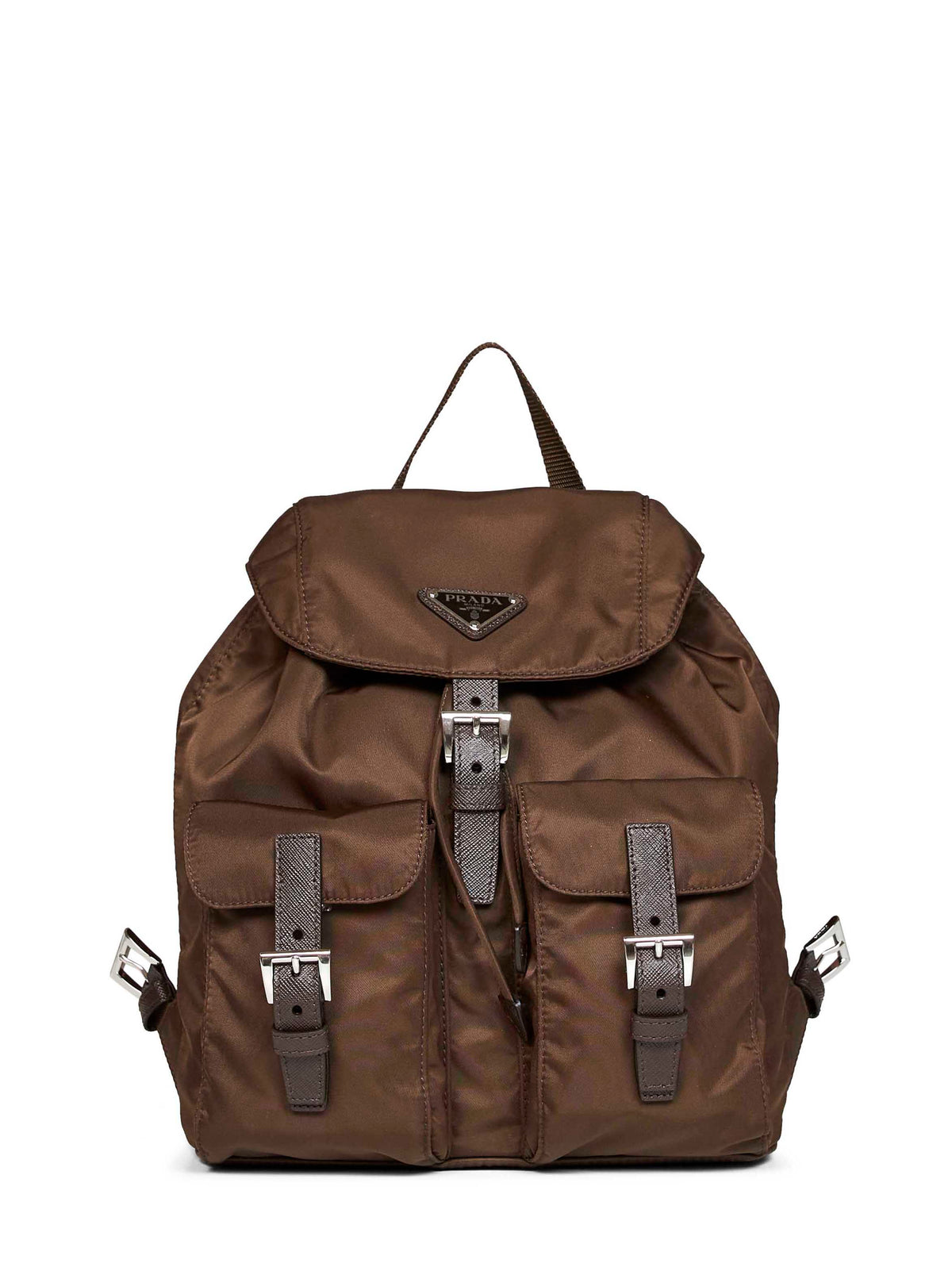 Prada Borse Women Burnt Prada Re-Edition 1978 Small Backpack PRADA