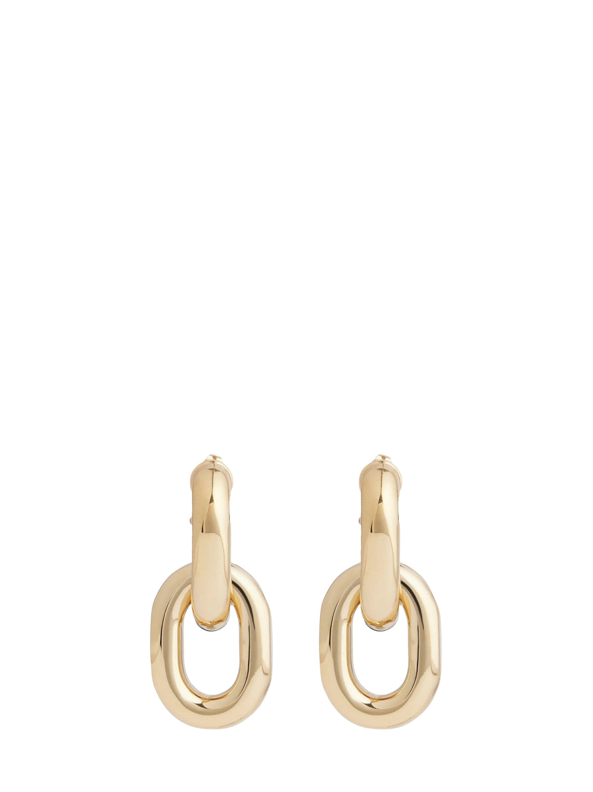 Rabanne Women Gold Double Xl Link Earrings PACO RABANNE