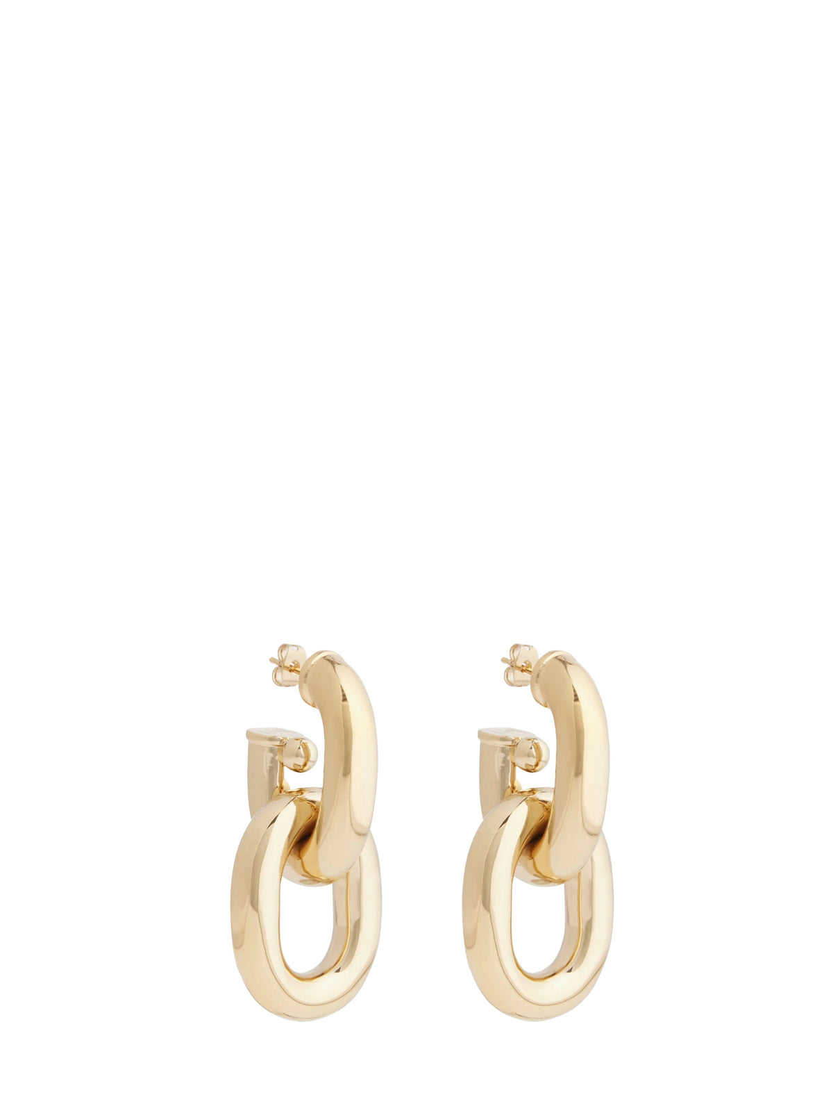 Rabanne Women Gold Double Xl Link Earrings PACO RABANNE