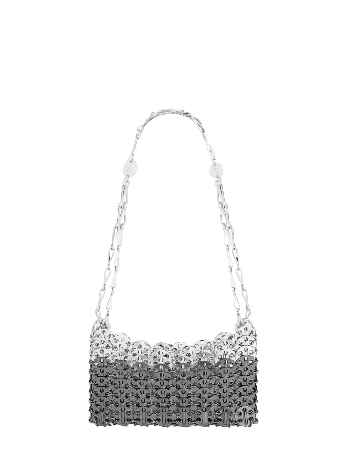 Rabanne Women Silver And Ruthenium 1969 Skyline Nano Shoulder Bag PACO RABANNE