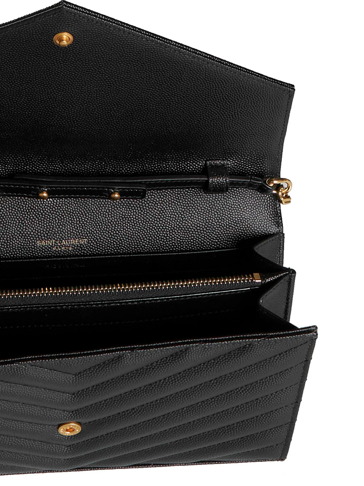 Saint Laurent Women Classic Cassandre Pouch In Grain De Poudre Leather By Saint Laurent SAINT LAURENT