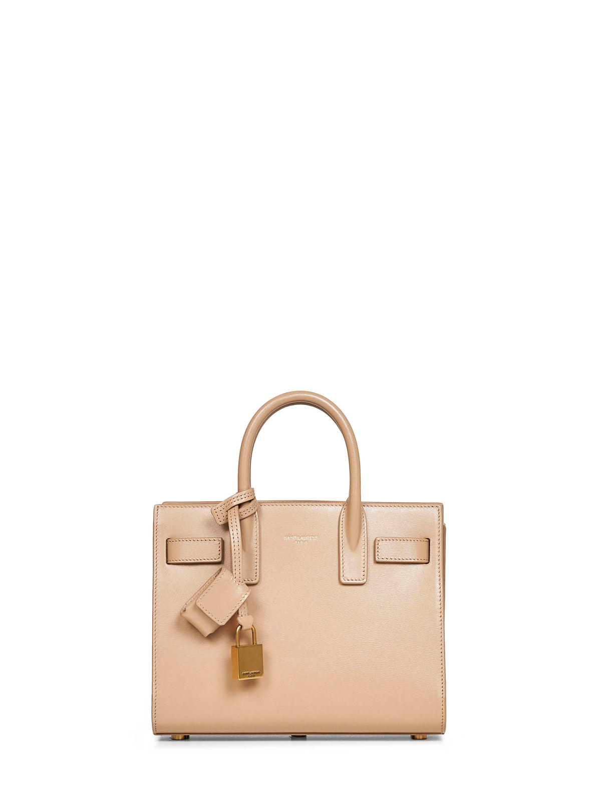 Saint Laurent Women Clear Beige Sac De Jour Nano Handbag SAINT LAURENT