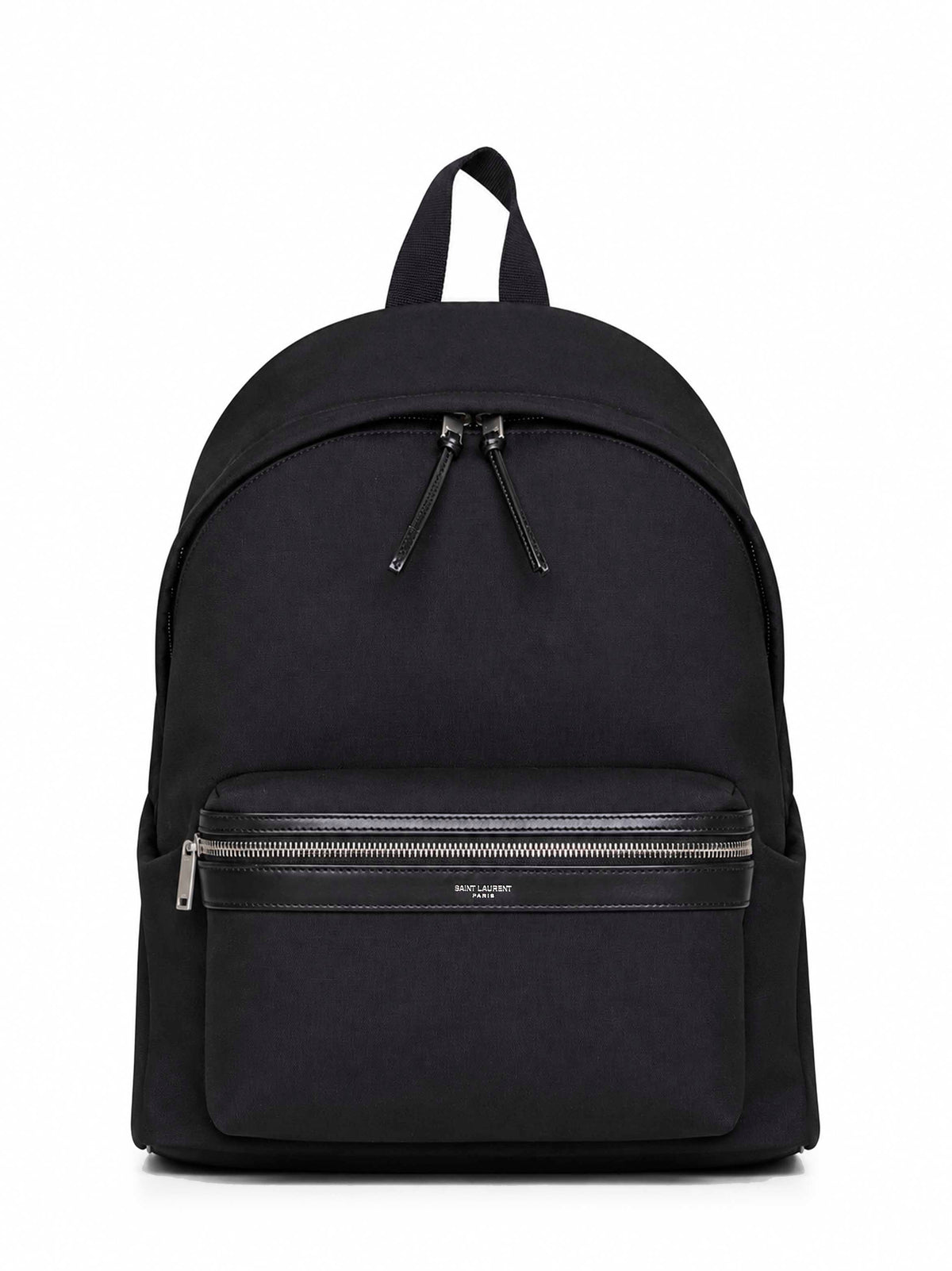Saint Laurent Men Black City Backpack SAINT LAURENT
