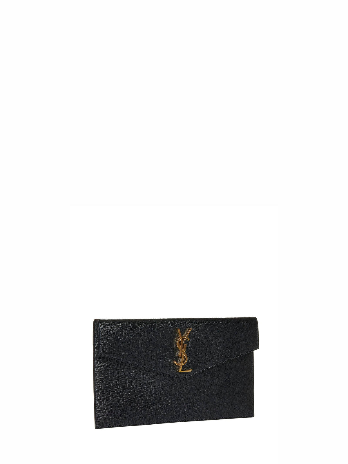 Saint Laurent Women Uptown Pouch In Grain De Poudre Embossed Leather SAINT LAURENT