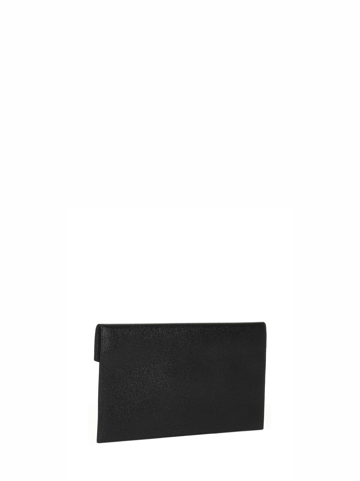 Saint Laurent Women Uptown Pouch In Grain De Poudre Embossed Leather SAINT LAURENT