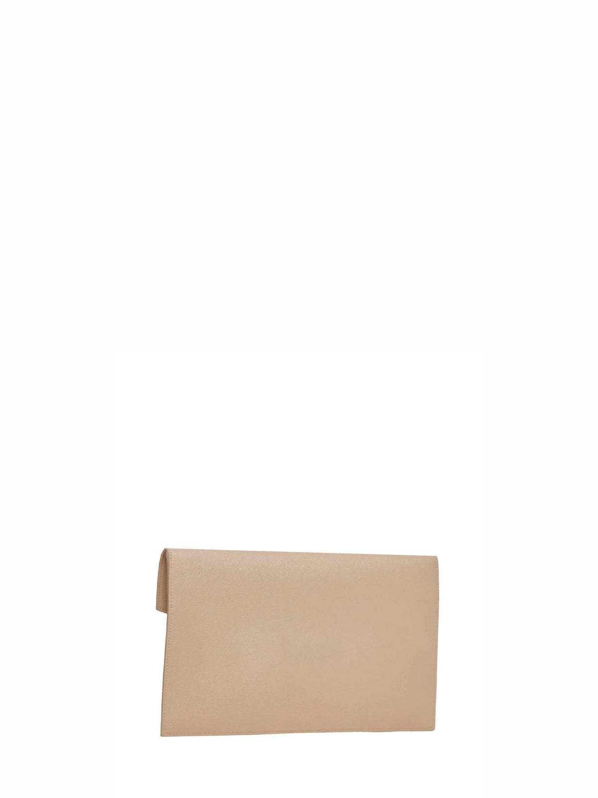 Saint Laurent Women Uptown Clutch In Grain De Poudre Embossed Leather SAINT LAURENT