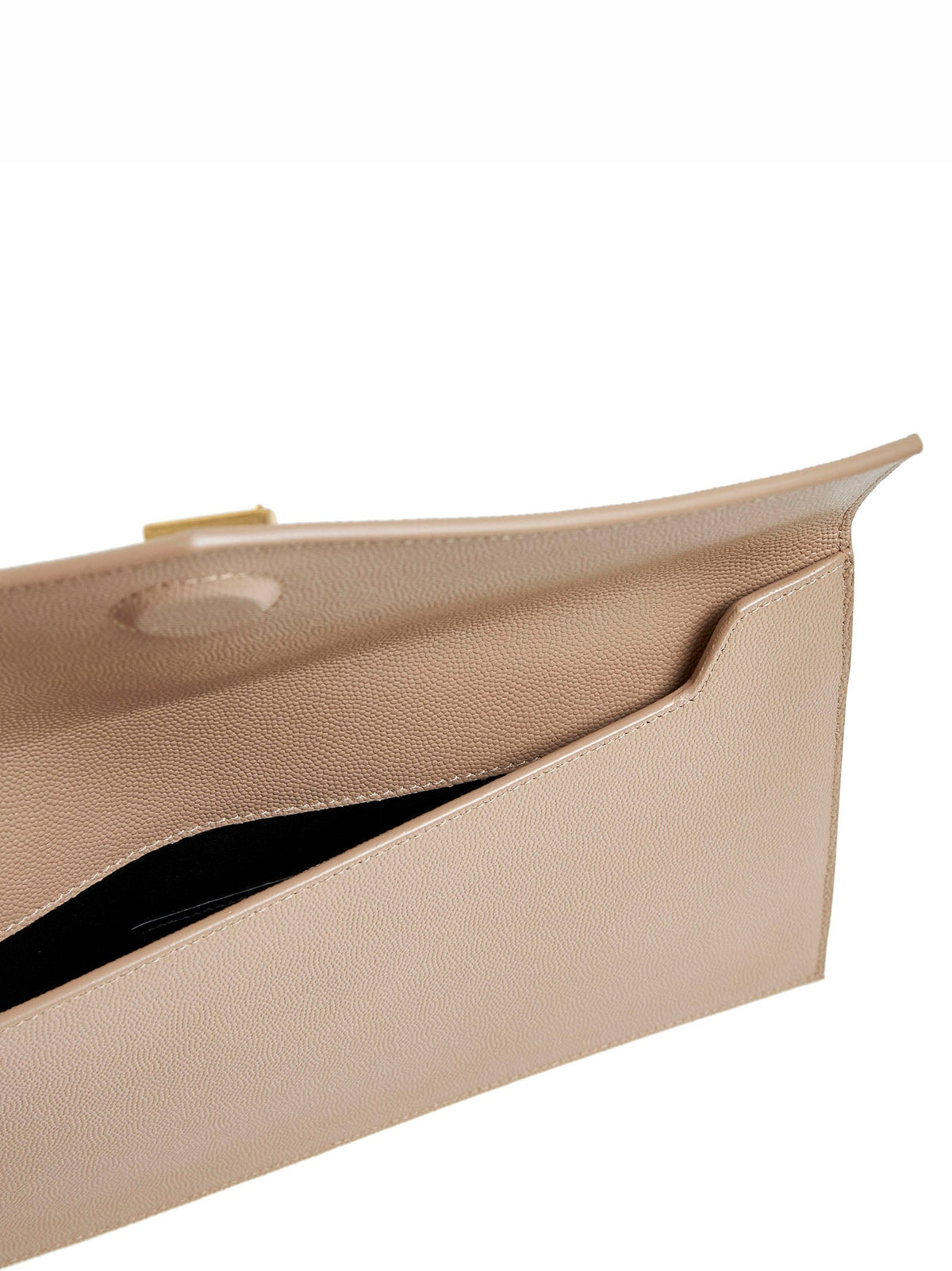 Saint Laurent Women Uptown Clutch In Grain De Poudre Embossed Leather SAINT LAURENT