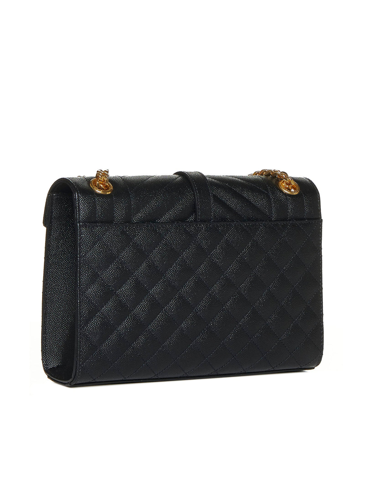 Saint Laurent Women Envelope Quilted Leather Medium Bag SAINT LAURENT