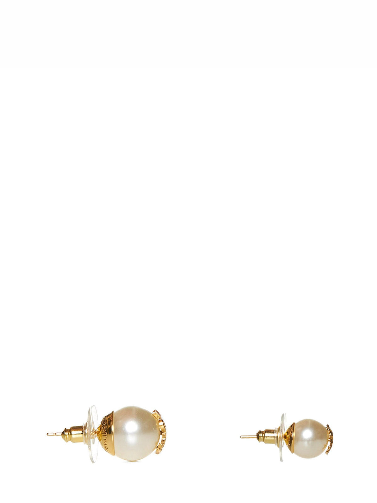 Saint Laurent Women Cassandre Asymmetric Earrings SAINT LAURENT