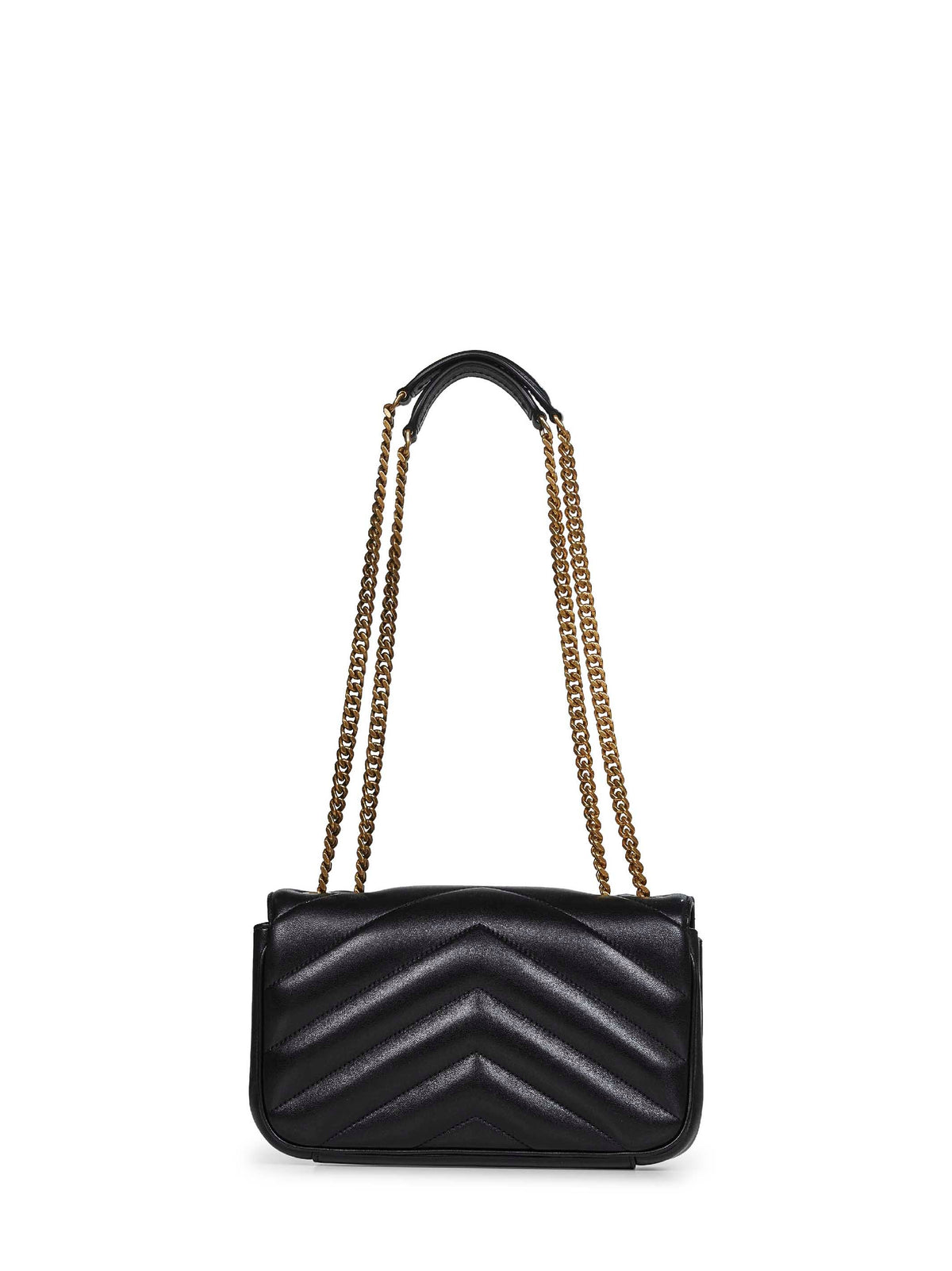 Saint Laurent Women Black Loulou Small Shoulder Bag SAINT LAURENT