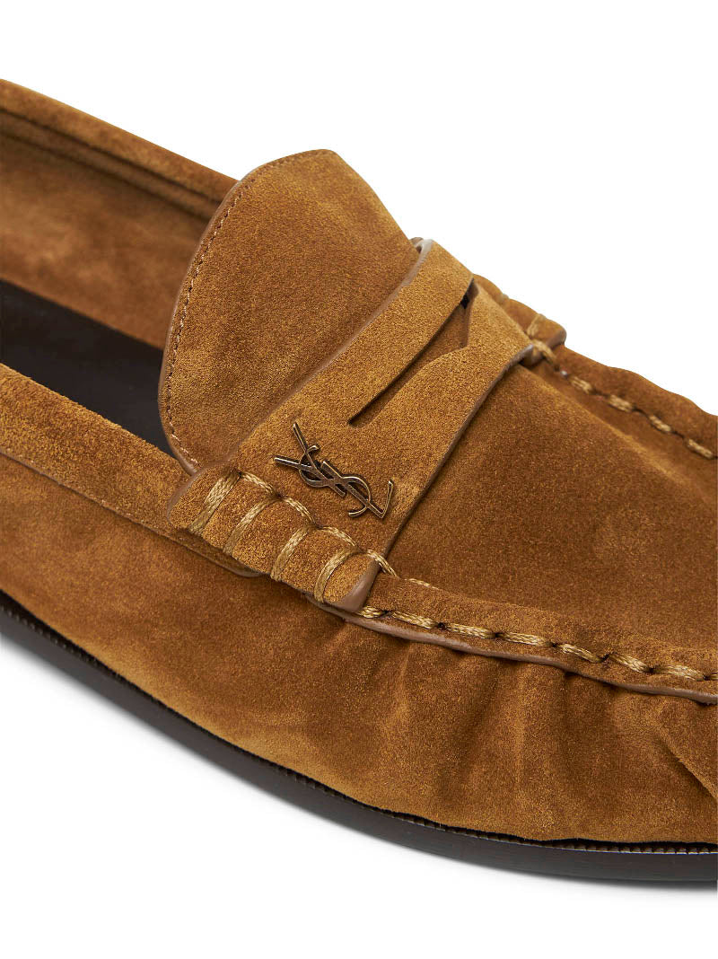 Saint Laurent Men Suede Loafers SAINT LAURENT