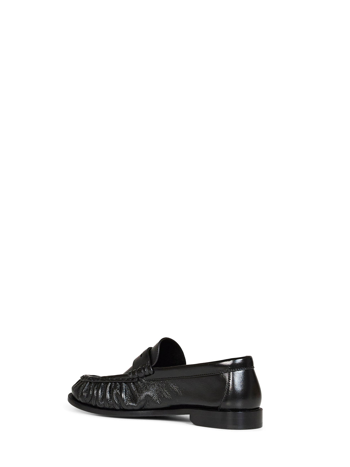 Saint Laurent Women Black Shiny Nappa Leather Le Loafer Supple Loafers SAINT LAURENT