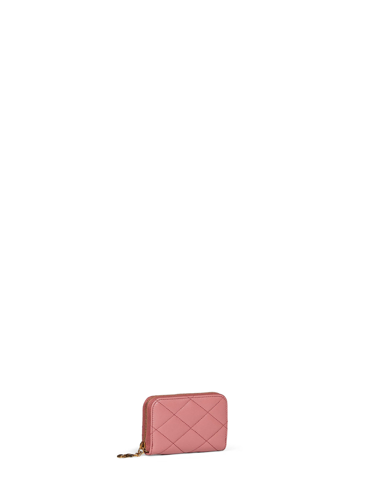 Saint Laurent Women Tulip Pink Lambskin Cassandre Bijou Coin Purse SAINT LAURENT