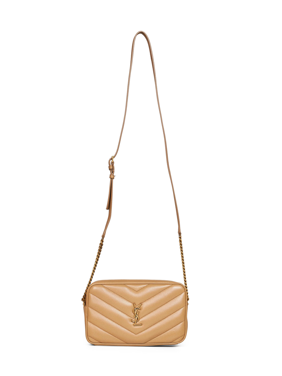Saint Laurent Women Natural Tan Loulou Camera Bag SAINT LAURENT