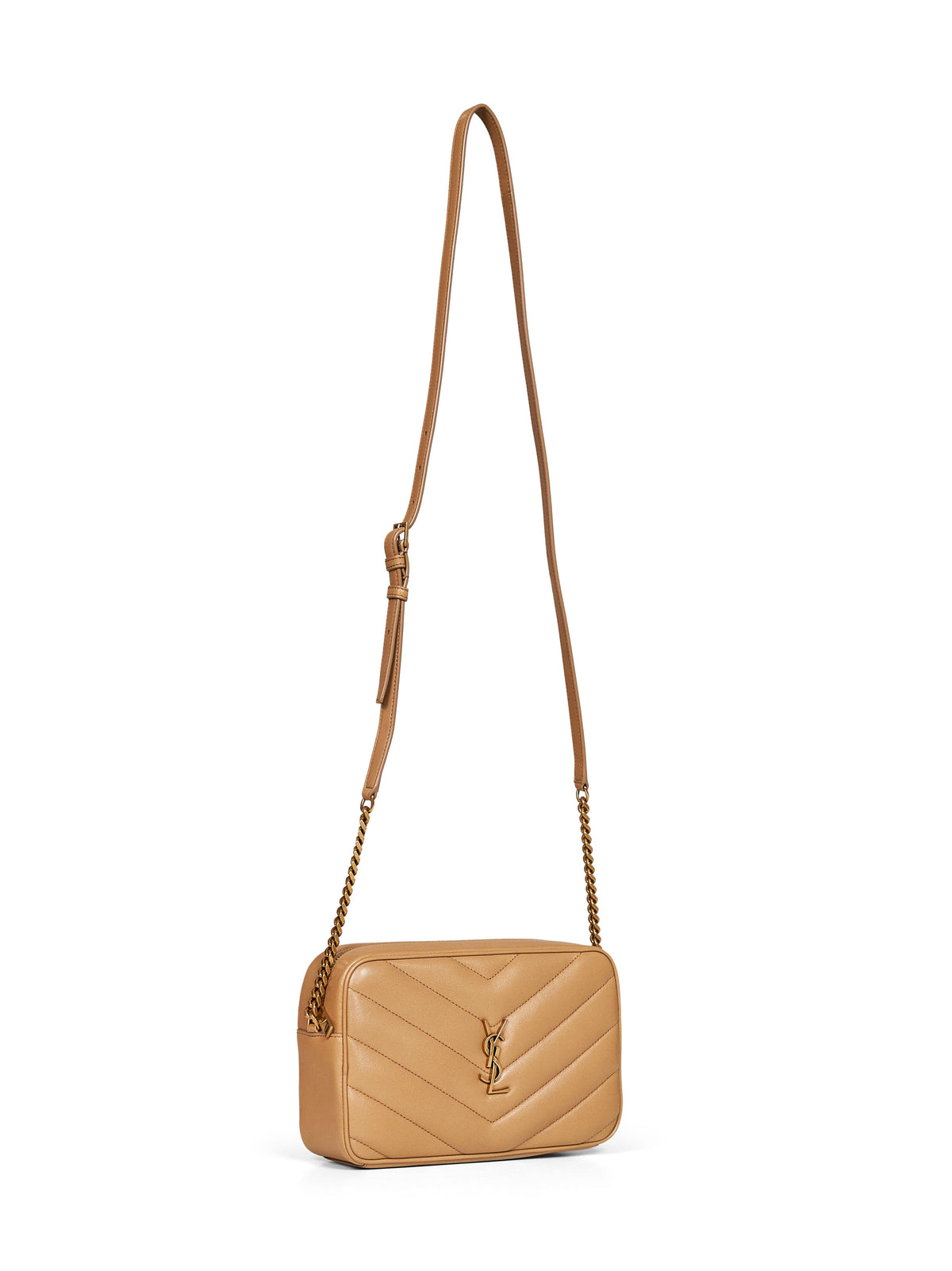 Saint Laurent Women Natural Tan Loulou Camera Bag SAINT LAURENT