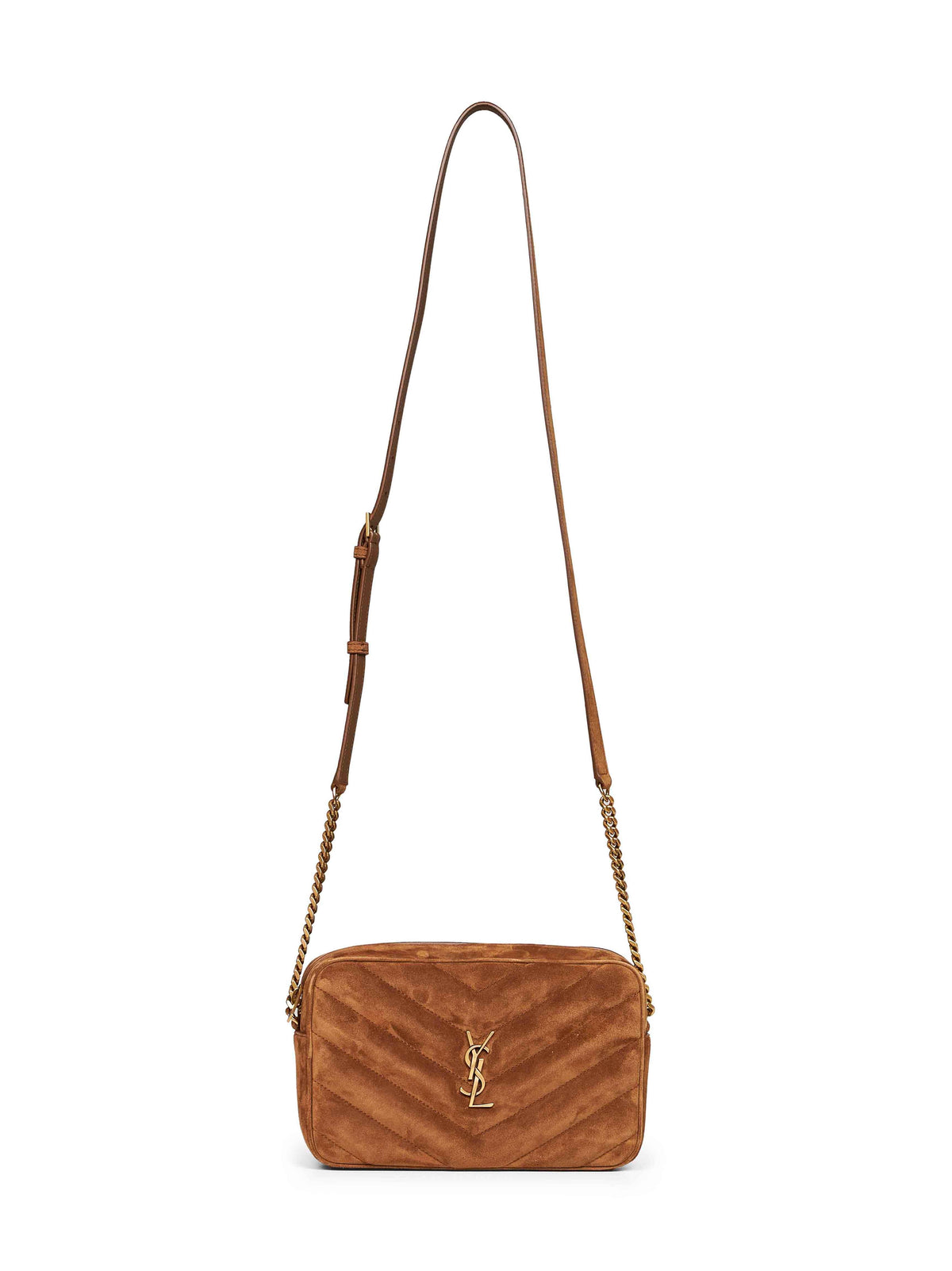 Saint Laurent Women Caramel Cognac Loulou Camera Bag SAINT LAURENT