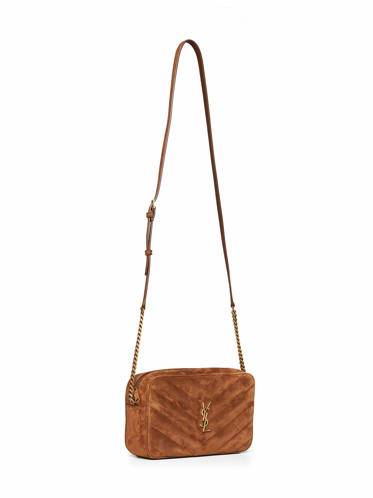Saint Laurent Women Caramel Cognac Loulou Camera Bag SAINT LAURENT