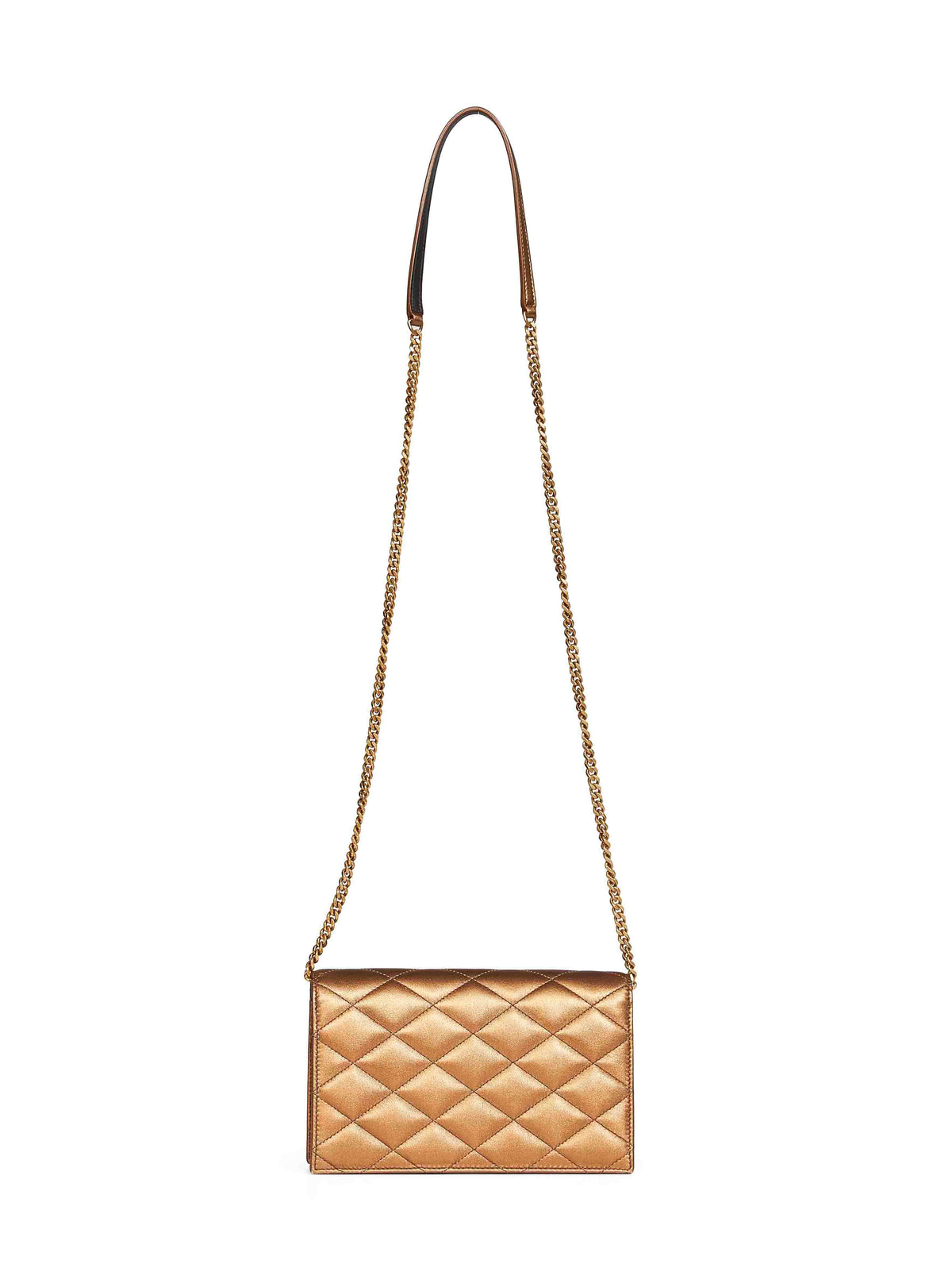 Saint Laurent Women Brown Chain Strap Leather Paris Shoulder Bag  <Br/> SAINT LAURENT