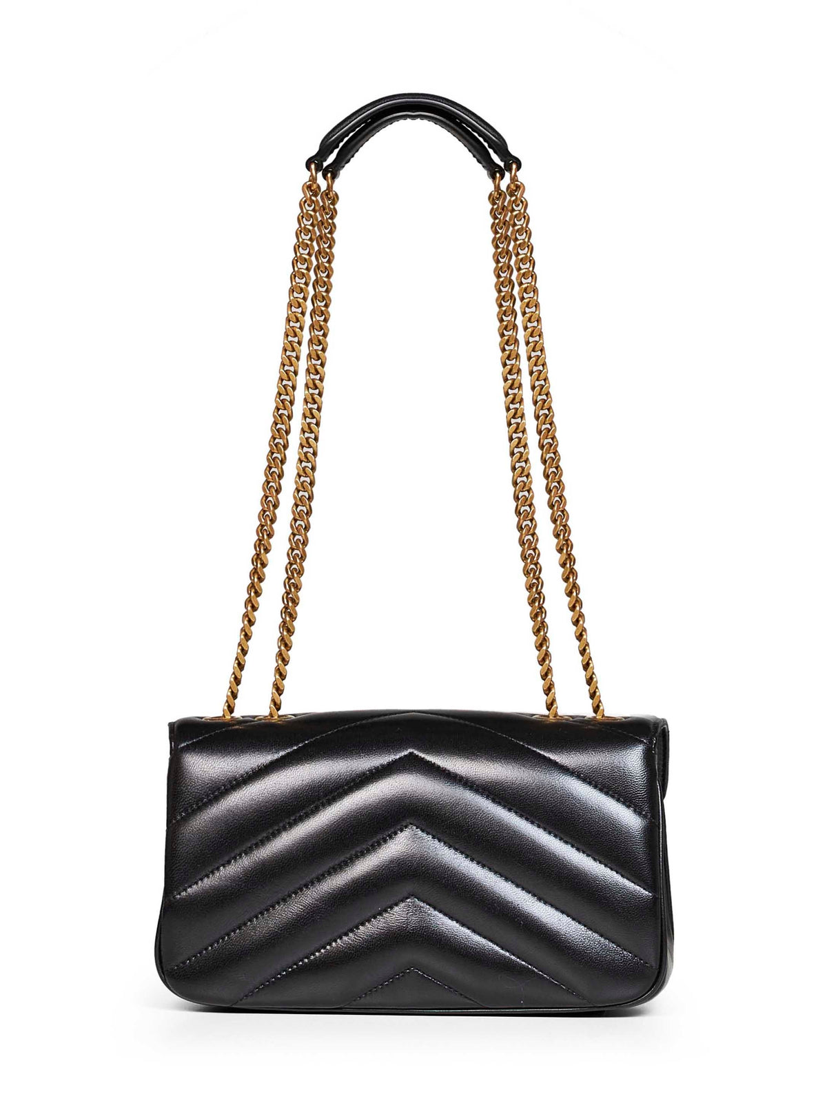 Saint Laurent Women Black Loulou Small Shoulder Bag SAINT LAURENT