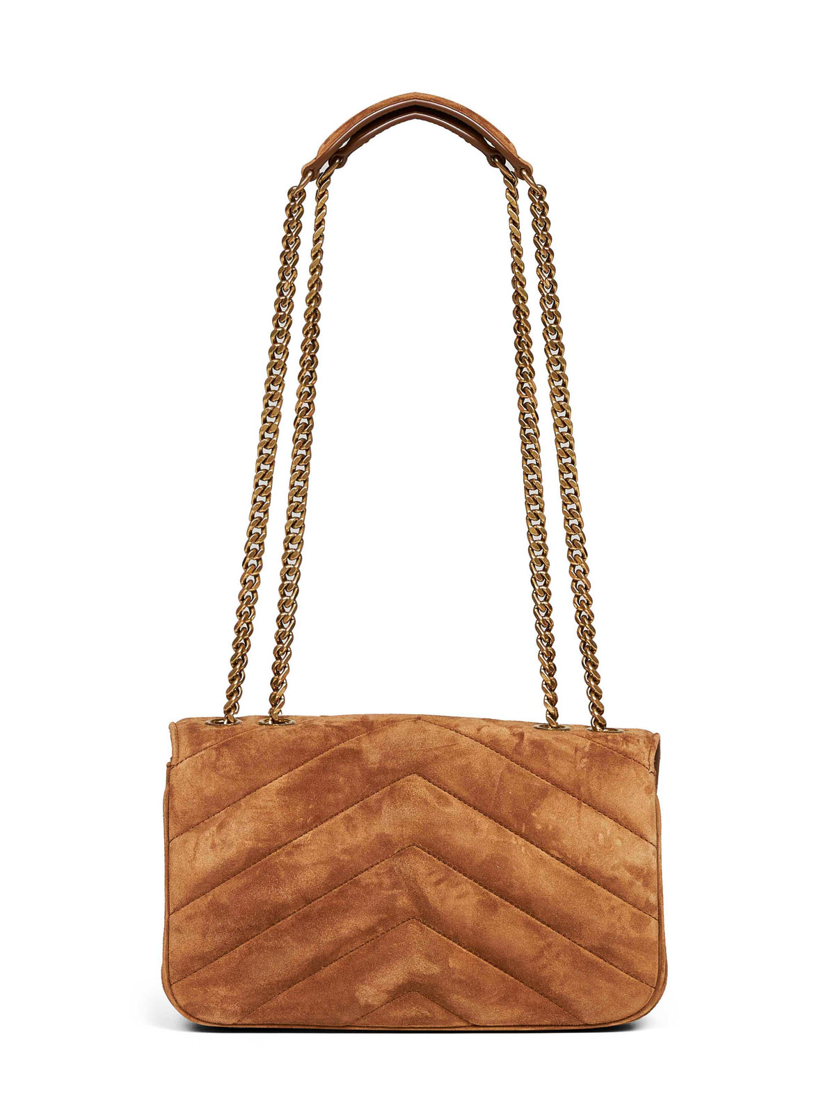 Saint Laurent Women Caramel Cognac Loulou Small Shoulder Bag SAINT LAURENT