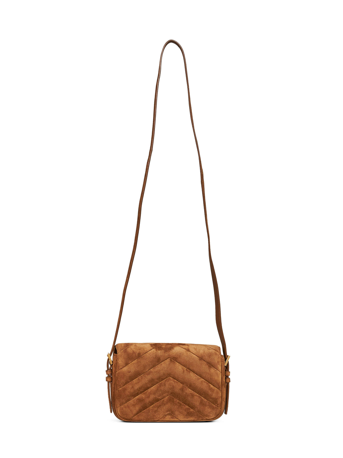 Saint Laurent Women Caramel Cognac Loulou Toy Crossbody Bag SAINT LAURENT