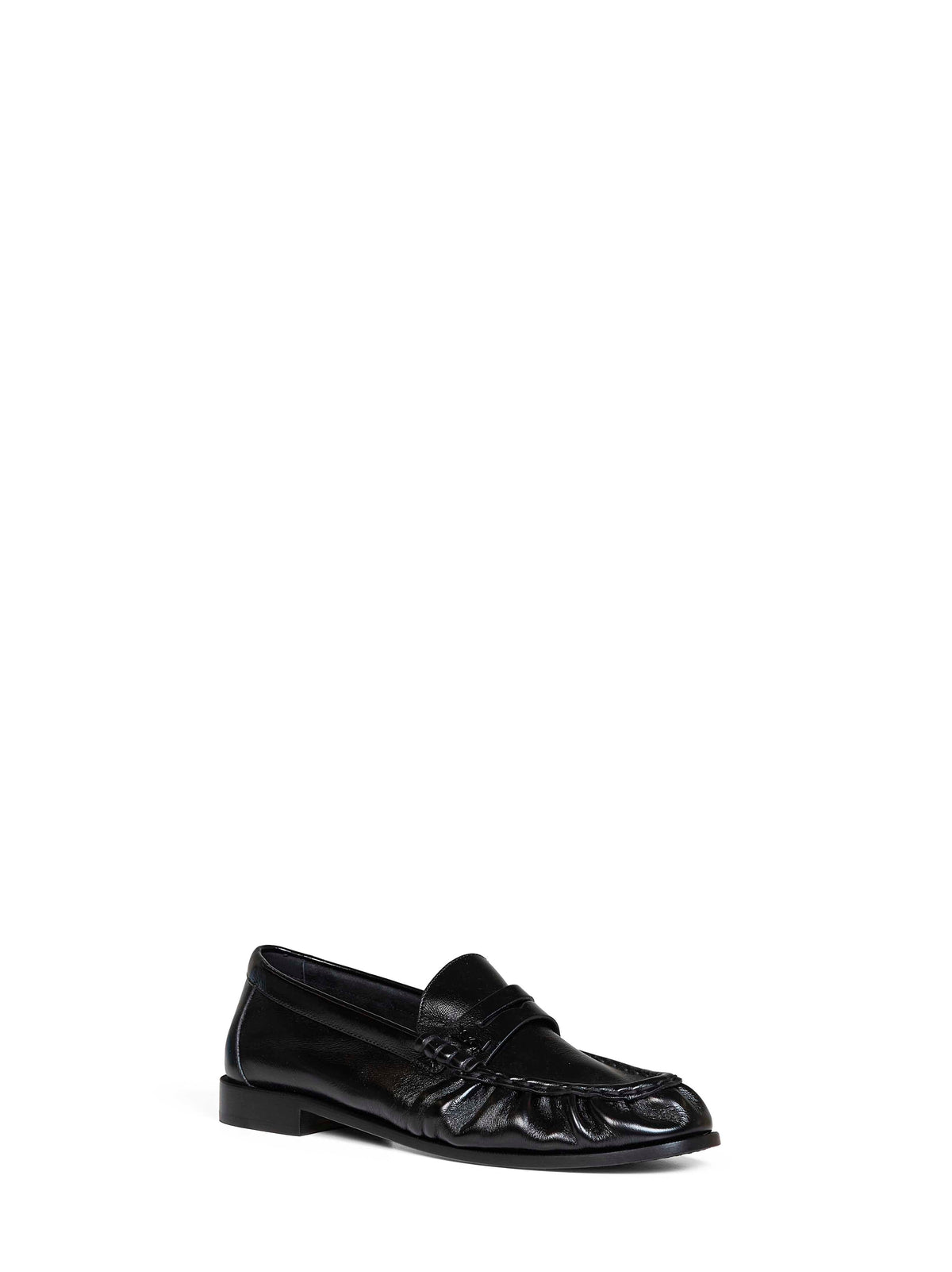 Saint Laurent Men Black Smooth Leather Le Loafer Soft Loafers SAINT LAURENT