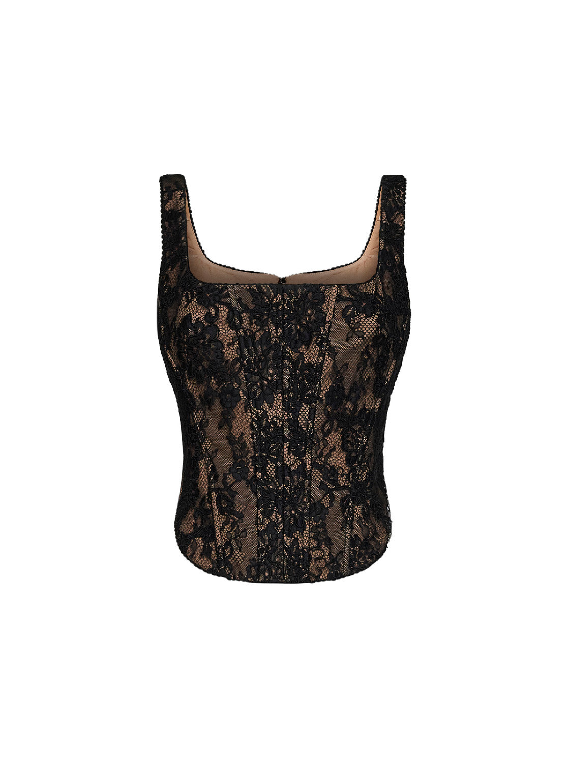 Self Portrait Women Black Lace Corset Top SELF-PORTRAIT