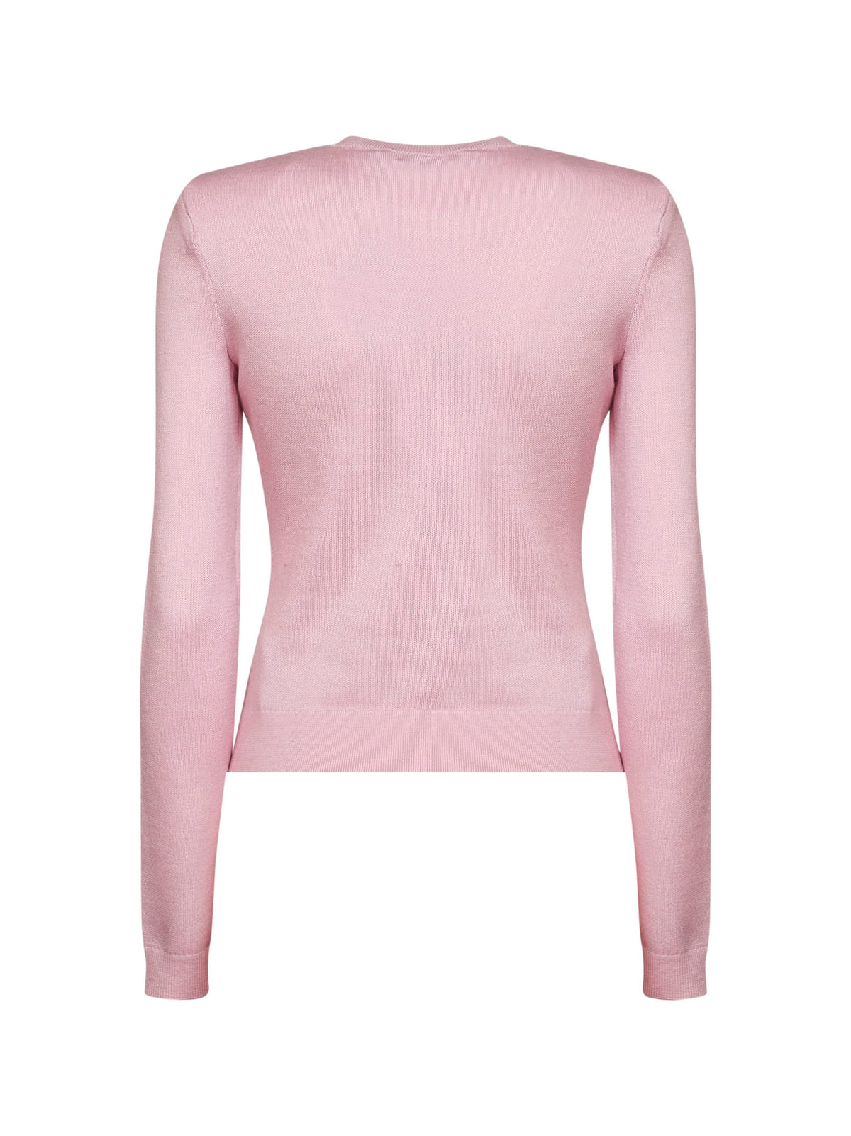 Self Portrait Women Pink Knit Jumper With Flowers Detail SELF-PORTRAIT