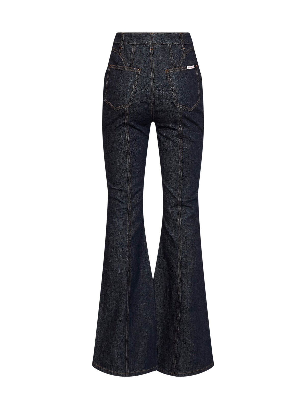 Self Portrait Women Indigo Denim High-Rise Flared Jeans SELF-PORTRAIT